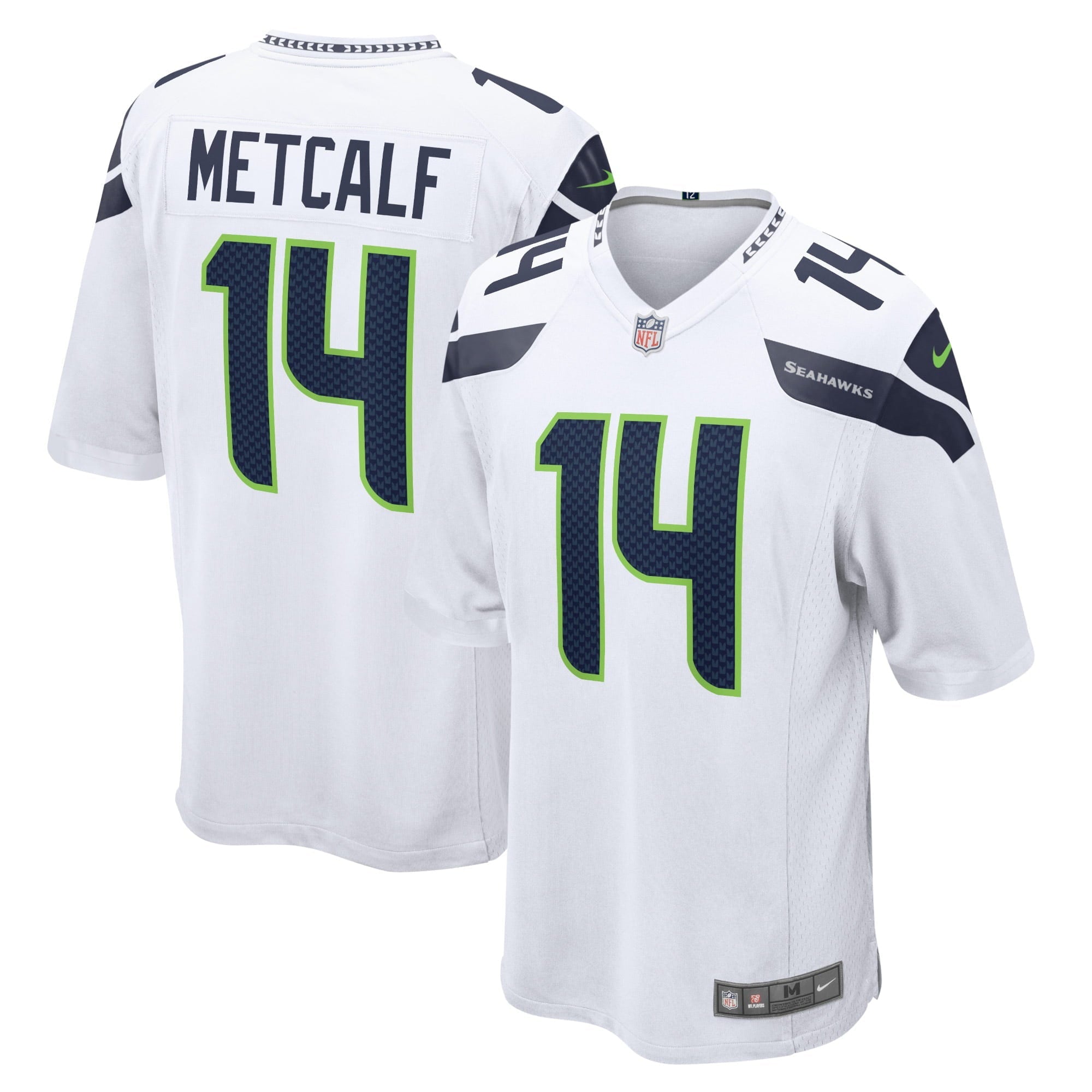 Men's Nike DK Metcalf White Seattle Seahawks Game Jersey – The